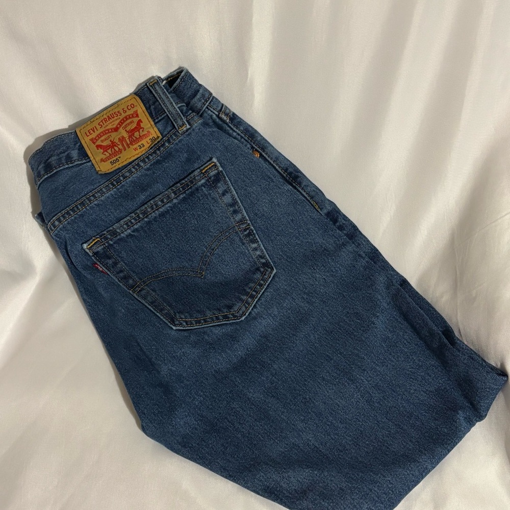 Levi's Men's Dark Blue Straight Jeans